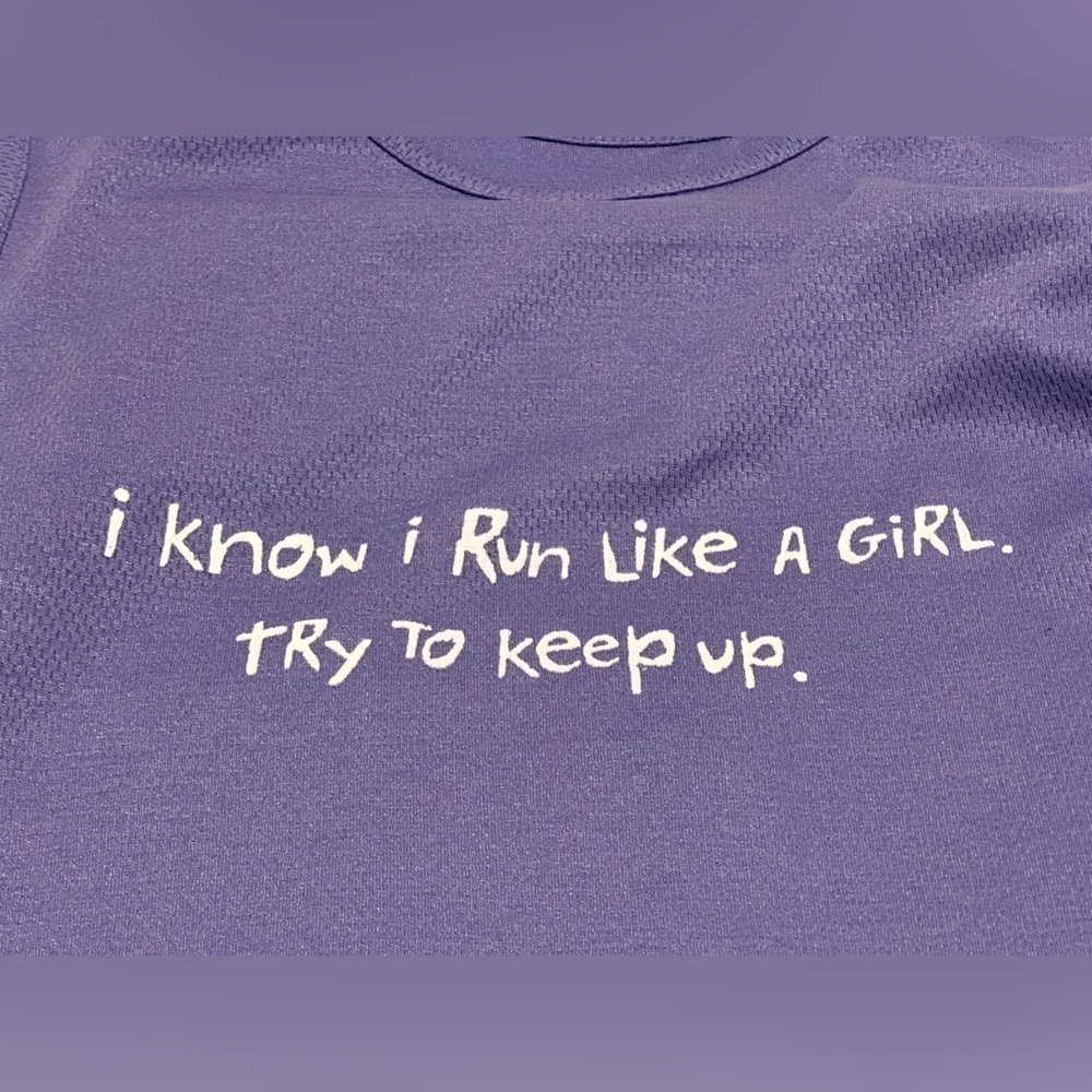 Ladies running shirt from One More Mile, size XL. Never worn!